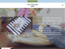 Tablet Screenshot of careysuevega.com